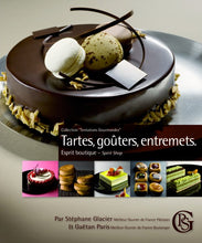 Tartes, goûters, entremets, esprit boutique